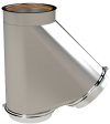 Z-Vent Double Wall Lateral 45° IN/W Branch 