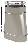 Oval To Round Adapter