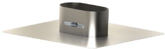 Flat Flashing Oval