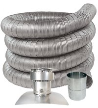 Stainless Steel Chimney Liner Kits For Oil, Gas & Pellet Stoves